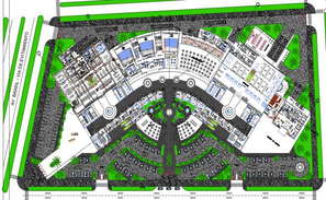 Car Parking Layout Of Shopping Center Dwg File - Cadbull