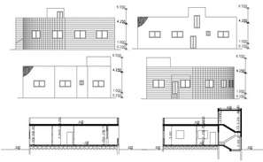 Download Ethnic Elevations Of Independent House AutoCAD File - Cadbull