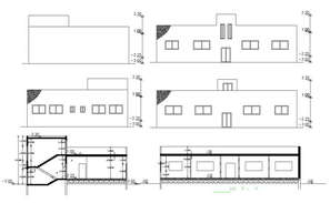 Twin House Ground Floor Plan DWG File - Cadbull