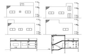 Bungalow floor plan detail separated in this CAD drawing file. Download ...