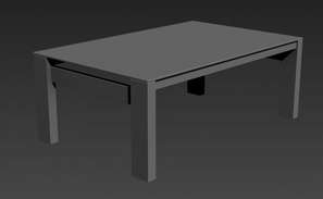 Round Dining Table 3d - Cadbull