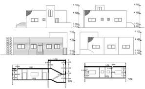 House Ground Floor And First Floor Plan AutoCAD File - Cadbull