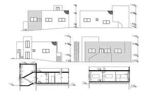 Apartment Elevation Design CAD Drawing Download - Cadbull