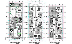 House 2d Plan In DWG File - Cadbull