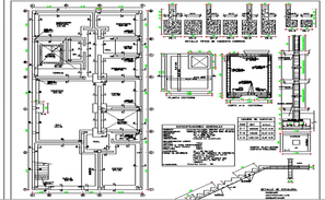 11x15m architecture house plan 2d AutoCAD DWG drawing is given in this ...