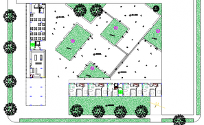 Apartment design with detail of elevation dwg file - Cadbull