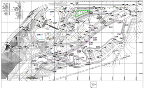 Cyclone mesh details of garden perimeter fence dwg file - Cadbull