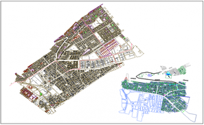 Park layout plan 2d view CAD block autocad file - Cadbull