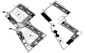 Seminar hall detail working plan in dwg file. - Cadbull