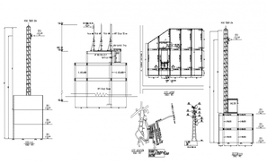 Electrical circuit box detail elevation 2d view autocad file - Cadbull