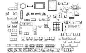 Sofa design block detail drawing specified in this AutoCAD file ...