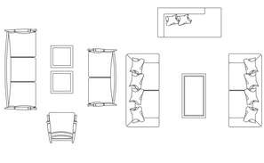 Modern luxury sofa cad block autocad file - Cadbull