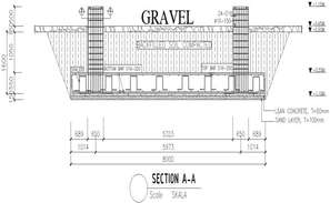 Structure of Load Tank design drawing - Cadbull