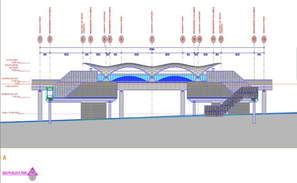 Structure details with joint plan and column and beam details dwg file ...