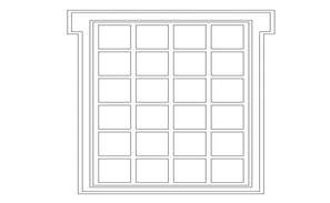 Doors and windows elevation and installation details dwg file - Cadbull