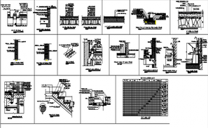 Dwg file of construction detail - Cadbull