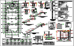 The chimney detail derived in this AutoCAD drawing file. Download this ...