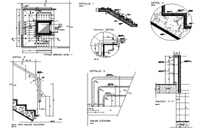 Perimeter wall section design drawing - Cadbull