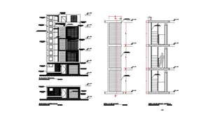 Beam section plan detail dwg file - Cadbull