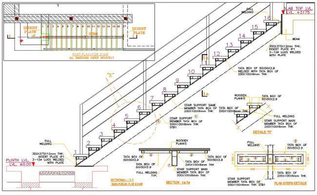 Lightened slab representation plan autocad file - Cadbull