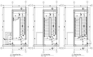 Stair Section Detail In DWG File - Cadbull