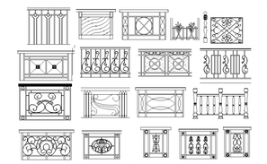 Construction and structure detail drawing of staircase in dwg file ...