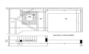 Ceramic, marble and vinyl cove base flooring layout file - Cadbull