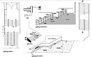 Green wall design structure design view dwg file - Cadbull