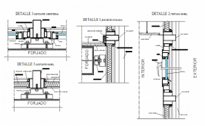 5 Panel bi-fold door detail plan and elevation detail autocad file ...