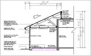 Semi- spiral stair section and elevation view dwg files - Cadbull