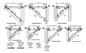 Acoustic section plan autocad file - Cadbull