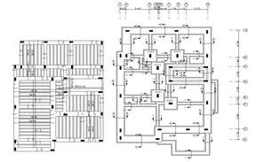 Detailed foundation sections are given in this 2D Autocad DWG drawing ...