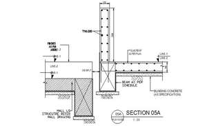 The typical section of the ramp with concrete flooring details is given ...