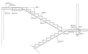 Entrance Stair Design detail autocad file - Cadbull