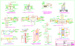 Typical stair construction 2d view CAD structural block layout file in ...