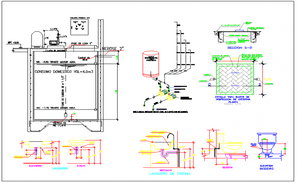 Symbols for Water Installation dwg file - Cadbull