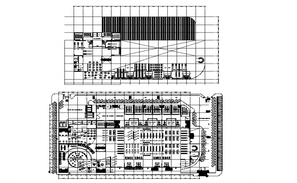 Project of supermarket plan detail dwg file. - Cadbull