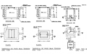 Section through inspection chamber plan detail autocad file - Cadbull