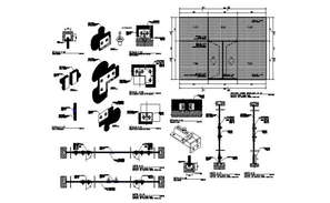 Door and window schedule plan detail dwg file - Cadbull