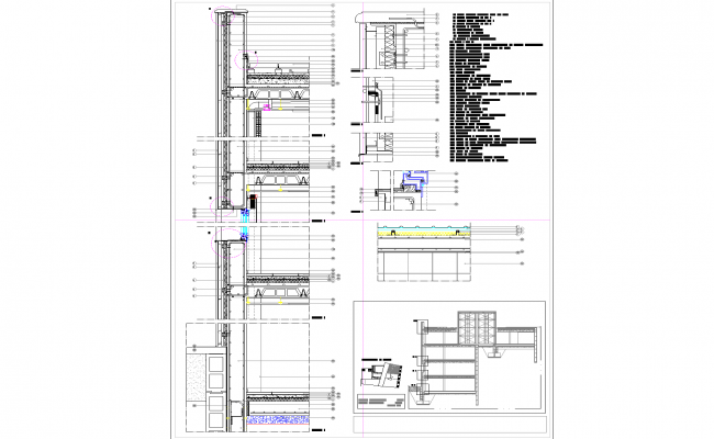 Residential working plan detail dwg file - Cadbull