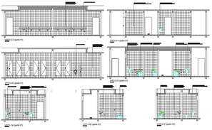 Public Toilet Plan And Section Drawing DWG File - Cadbull