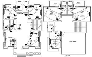 Electrical Plan Of 9x13 Meter House DWG File - Cadbull