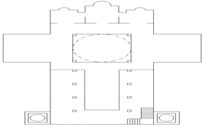 The Architecture Layout Plan of Turkish Mosque Elevation dwg file - Cadbull