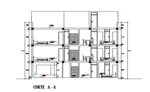 34' X 47 Architecture House Plan with Interior Furniture Design AutoCAD ...