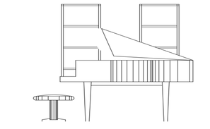 Household small wooden temples blocks cad drawing details dwg file ...