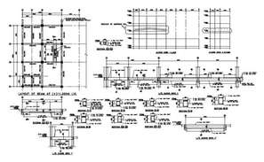 Typical tie beam and slab detail. Download AutoCAD DWG file. - Cadbull