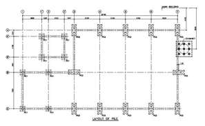 Foundation plan for air blower detail drawing provided in this Autocad ...