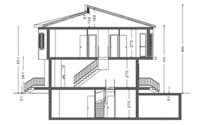 40 By 55 Feet House Plan CAD Drawing DWG File - Cadbull