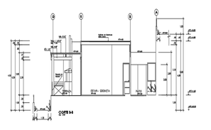 The house plan detailing of dwg file. - Cadbull