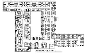 Diagnostic and Treatment center Plan & Elevation Design - Cadbull